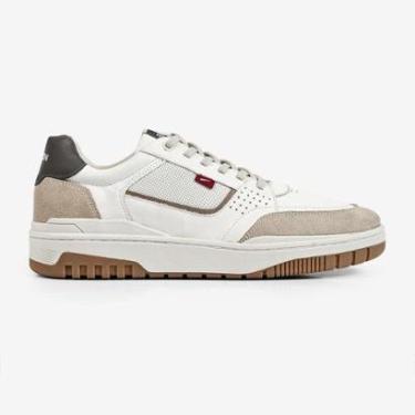 Imagem de Tênis Masculino Max Ferracini Couro Off White Versátil-Masculino