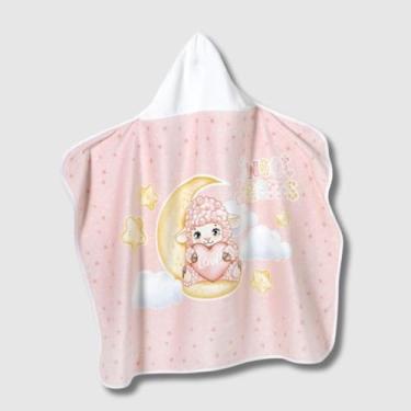 Imagem de Toalha De Banho Infantil Com Capuz 90x70cm - Estampado (Sweet Dreams)
