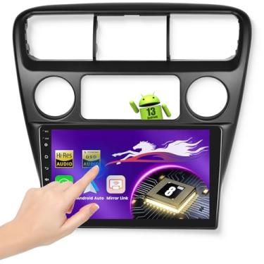 Imagem de Carplay estéreo automotivo sem fio para Honda Accord 6th 1998-2003 com tela sensível ao toque de 9 polegadas, [Qualcomm 8-core 4+64GB] Android 13 rádio para carro Android Auto BT5.1/DSP/áudio de alta
