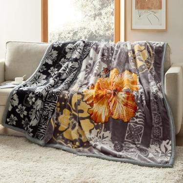 Imagem de Nestl Cobertor de vison coreano king size - cobertor coreano de lã de veludo de 5,4 kg - cobertor de inverno quente e grosso de 2 camadas - resistente a rugas e desbotamento - 213 x 234 cm (cinza)