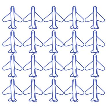 Imagem de 20 PCS Multifuncional Mini Avião de Metal Clipe de Papel Marcador Clipe Suporte para Notebook Material Escolar de Escritório Material de Ferro 33g 1.2oz Como Imagem mostrada