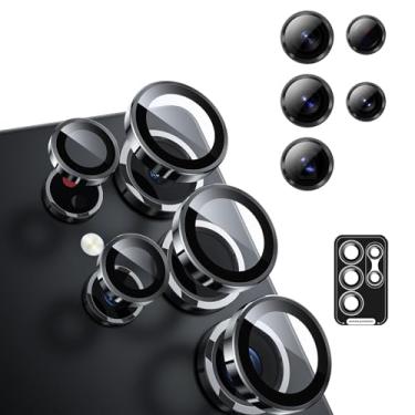 Imagem de SVMONGWA Protetor de lente para câmera Samsung Galaxy S25 Ultra, verdadeira tecnologia AR+AF, protetores de lente individuais, vidro temperado ultrafino com borda de alumínio, fácil instalação, 1