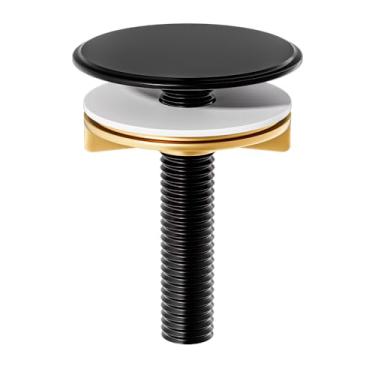 Imagem de HAOMIAO Tampa para pia de 3,8 cm, placa de cobertura de pia de cozinha de latão maciço, tampa universal para pia de cozinha e banheiro, à prova de vazamento e bloqueador de odores, fácil instalação