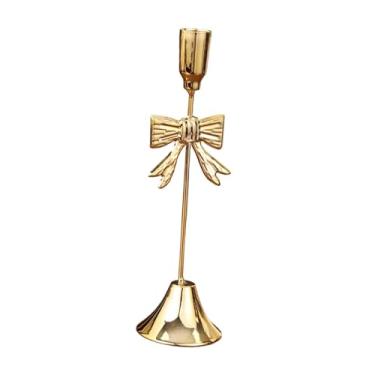 Imagem de Generic Suporte de vela de metal decorativo, castiçal para lareira, mesa, sala de estar, festa e decoração de casa, L