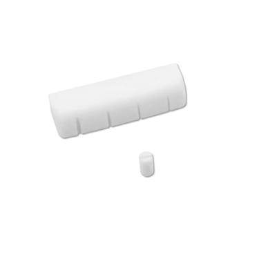 Imagem de Soundspire Conjunto de porcas de banjo ósseo, 1 peça de 5ª corda e porca de cabeça para banjo de 5 cordas (kit de substituição)