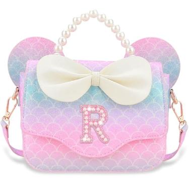 Imagem de Luchike Presentes de aniversário para meninas – Bolsa tiracolo infantil para princesas, presentes de Natal, Sereia-y