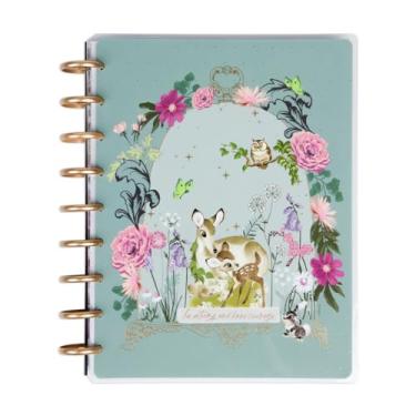 Imagem de Agenda Happy Planner Disney Disc-Bound de 12 meses, julho de 2024 a junho de 2025, diário, semanal, mensal, tamanho clássico, layout de painel, Bambi Springtime, 12 divisórias, verde sálvia, 18 cm x