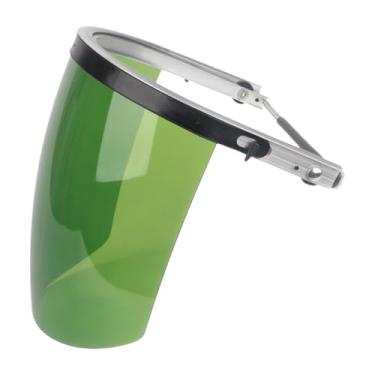 Imagem de RNXRZANK Máscara Facial com Estrutura de Alumínio, Proteção Multifuncional, Ideal para Cortar, Trabalhar, Jardinagem, Esmerilhar E Capinar, verde, Tamanho real