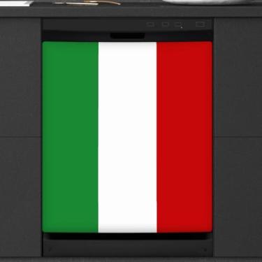 Imagem de Capa magnética para lava-louças, bandeira mexicana, capas de decoração magnéticas étnicas para lava-louças, capa magnética para porta de lava-louças, decalque para cozinha, eletrodomésticos, 58 x 66