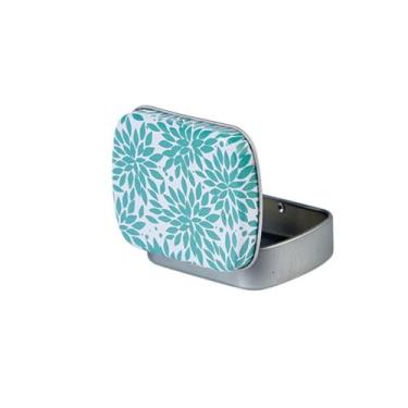 Imagem de Mini caixa de ferro simples portátil reutilizável pequeno recipiente de armazenamento prático à prova d'água caixa de embalagem de doces (estilo 19)