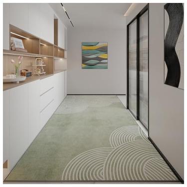 Imagem de SPXMQSS Tapetes para corredores, tapetes longos para corredor, resistente ao desgaste, antiderrapante, lavável, tapetes de cozinha para entrada, quarto, lavanderia, não derramamento D 120 x 200 cm