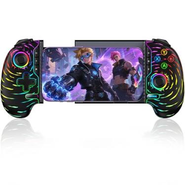 Imagem de Controle de jogo móvel para iPhone/Android com joystick Hall, controle de telefone sem fio com suporte para capa de celular, compatível com Xbox Game Pass, Steam Link, Call of Duty, Minecraft, Roblox