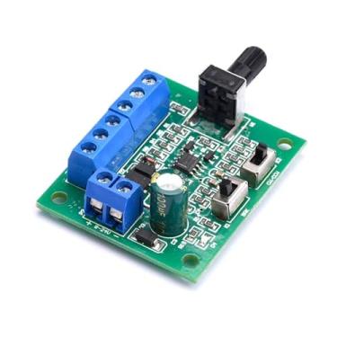 Imagem de Controlador de velocidade PWM sem escovas DC Motor Driver Board 8-24V placa reguladora módulo regulador monitor PWM com unidade (interruptor frontal)