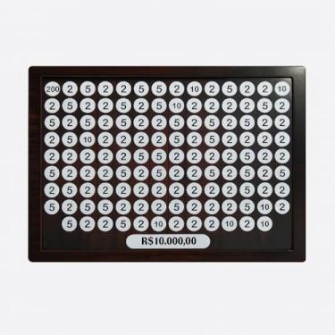 Imagem de Cofre de Madeira Desafio Woodbox Cofrinho Metodo Japones com Caneta para Guardar Dinheiro (Madeirado, $.)