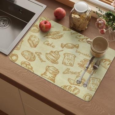 Imagem de Jogo americano de vinil de 10 a 30 x 43 cm - Tapetes de mesa laváveis resistentes ao calor, à prova d'água, antiderrapantes, limpáveis, para decoração de mesa de jantar, tapete de plástico interno