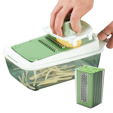 Imagem de Cortador de Legumes - 5 em 1 Ferramentas de Cozinha Picador | Cortador de Frutas de Cozinha Picador de Legumes | para Batata Tomate Limão Rabanete Comida Preparo de Salada Casa Comercial Restaurante