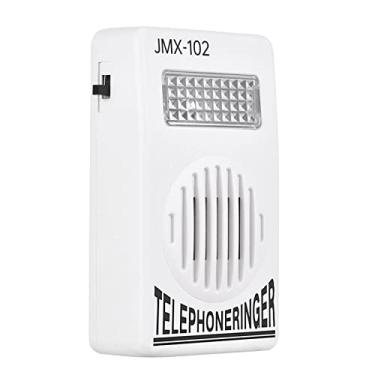 Imagem de Amplificador de Toque Telefone Alto 70db Ajuda Luz Estroboscópica com Flash Adequado para Fixo Tipo Conector 6P2C Montado na Parede Sem Bateria