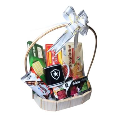 Imagem de Cesta Café da Manhã Times de Futebol Produtos Importados Escolha o Time (Botafogo)