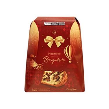Imagem de Panetone Cacau Show Sabor Brigadeiro, Recheio Cremoso, 580g