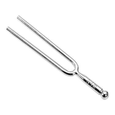 Imagem de RTRTGS Diapasão, 440 Hz, diapasão, diapasão, aço inoxidável, diapasão, diapasão padrão A440 Hz para instrumentos musicais padrão, violino, dispositivos afinadores de guitarra, pacote com 1