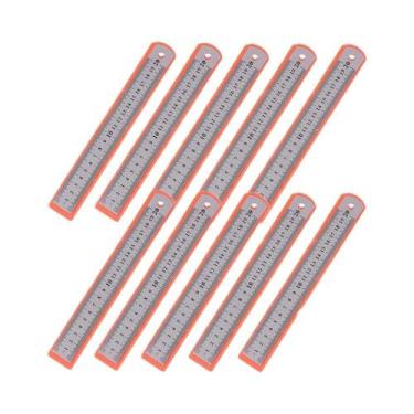 Imagem de Régua De Precisão De Aço Inoxidável Dupla Face De 15-30cm, Ferramenta 