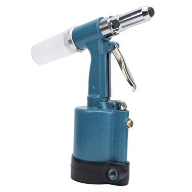 Imagem de Hyuduo Pistola de Rebite de Ar, Estrutura Hidráulica de Nível Industrial, Rebitador Pneumático de 3 Mandíbulas Com Revestimento de Alumínio de Aviação, para Rebites de Aço e (Estilo Japonês)