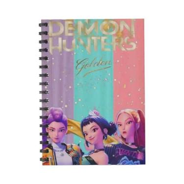 Imagem de Caderno De Anotações KPOP Demon Hunters Para Estudantes, Presente Esco