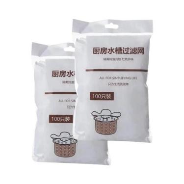 Imagem de Sacos De Malha Descartáveis Para Filtro De Pia De Cozinha 100 500pcs R
