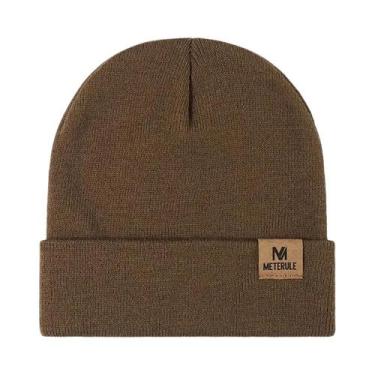 Imagem de Gorro de Malha Quente Unissex para Inverno - Ideal para Esqui, Acampam
