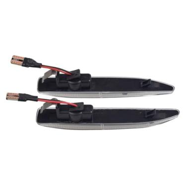 Imagem de Luz indicadora de espelho retrovisor de carro para BMW Série 7 E65 E66 E67 E68 LED Luzes Marcadoras Laterais Painel de Lâmpada Repetidor (2 Pçs Cristal Dinâmico)