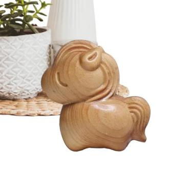 Imagem de Estatueta De Cavalo Em Talhada,2026 Ano Do Cavalo Mascote De Decoração - Ornamento De Animal Para Mesa | Para Mesa, Estante, Armário TV, Escritório, Sala, Quarto,