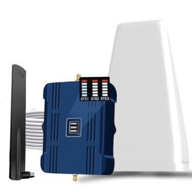 Imagem de Amplificador de celular para casa, amplificador de sinal de celular para banda 5/12/13/17, Boost 5G 4G LTE 3G para todas as operadoras dos EUA, aprovado pela FCC