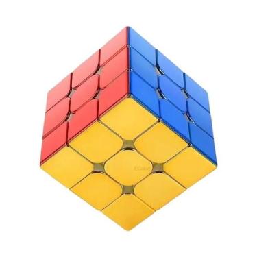 Imagem de Cubo Mágico Magnético 3x3 Com Revestimento Dourado SengSo ECube Brinqu