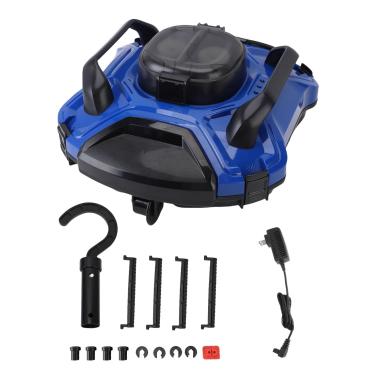 Imagem de Limpador robótico sem fio para piscinas IPX8 a vácuo para piscinas com estacionamento automático 5000mAh Bateria Sucção poderosa para piscinas planas (Plugue dos EUA)