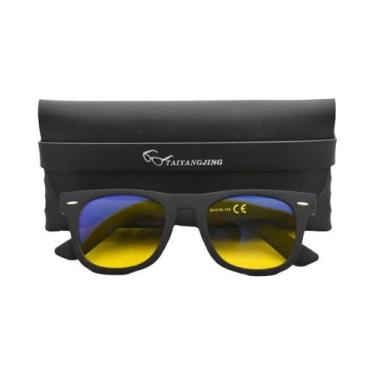 Imagem de Óculos De Computador Unissex UV400 Anti Luz Azul Visão Noturna Óptica 