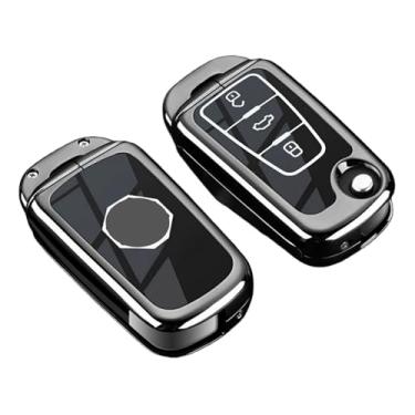 Imagem de Capa para chave de carro compatível com Morris Garagens MG 2023 /Mg4 Ev/HS GT/ZS EV /ZX/Roewe/RX5/MG3/MG5/MG6/MG7/MG ZS/GS/350/360/750/W5(B-black)