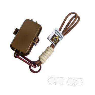 Imagem de Colaxi Estojo para giz de bilhar, porta-acessórios para sinuca e bilhar, estojo versátil para armazenamento de giz de sinuca, ideal para entusiastas, Marrom