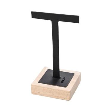 Imagem de Organizador De Joias Com Base De Madeira, Suporte Para Brincos Em Form