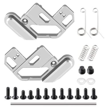 Imagem de MORLORDY RC Rear Axle Suspension Mount Bracket for 1/12 Tamiya Lunch Box 57409 58347 CW-01 RC Truck Upgrade Parts (Silver)