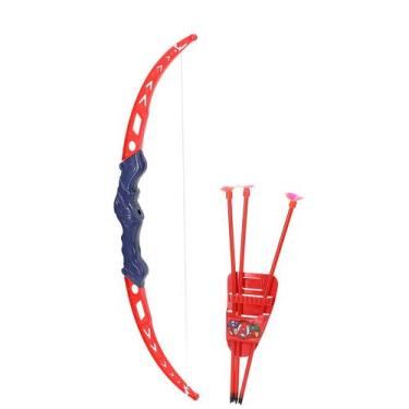 Imagem de Brinquedo Infantil Arco E Flecha Avengers Etitoys, Vermelho e azul