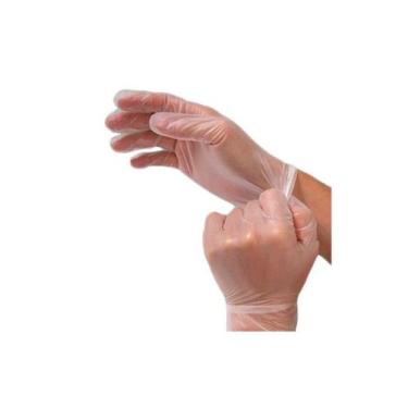 Imagem de Luva Vinil Sem Pó Descartável - Descarpack C/100 Unidades, M