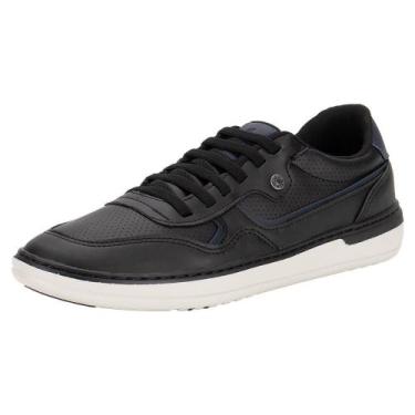 Imagem de Sapatênis masculino stir ri003, Preto, Azul, 40