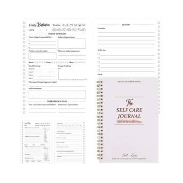 Imagem de Diário De Autocuidado A5 Com 50 Folhas, Planejador Sem Data Para Afirm