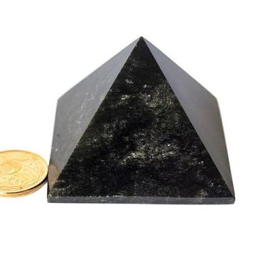 Imagem de Pirâmide Obsidiana Negra 60 a 70mm entre 150 a 200g Classe A - Cristai