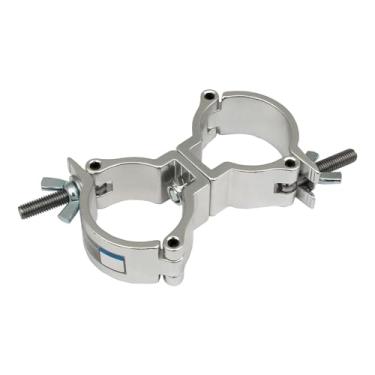 Imagem de Milageto Braçadeira de Fixação para Treliças de Luz com Tubo de 32-35 Mm de Diâmetro Externo para Equipamentos de Iluminação de DJ. E Ideal para Uso em, argente