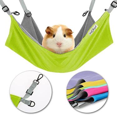 Imagem de Rede de pendurar para animais pequenos da Guiné-Pig da Homeyea, rede de gaiola para animais de estimação para ratinho furão chinchila, hamster, cavidade, Degu Gerbil, brinquedo divertido para atividades aconchegantesHOMEYA