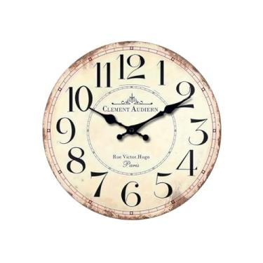 Imagem de KHUTRW3D Relógio de parede para casa simples de cozinha 10/12/14/40.6 cm Relógio de parede silencioso personalizado e criativo decoração de parede decoração de parede (40,6 cm)