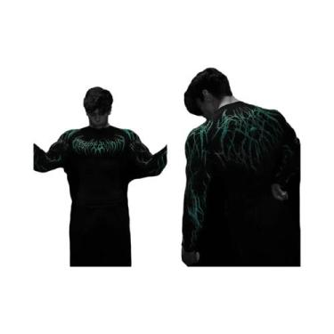 Imagem de Camiseta De Compressão Masculina De Secagem Rápida E Respirável Com Es