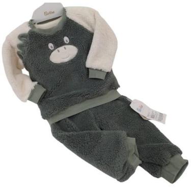 Imagem de Conjunto Pelo Forrado Soft Bebê Menino Inverno Paraiso 13139-Masculino