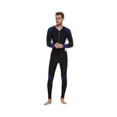 Imagem de Roupa De Mergulho Masculina De Proteção Solar Em Peça Única Para Surf 